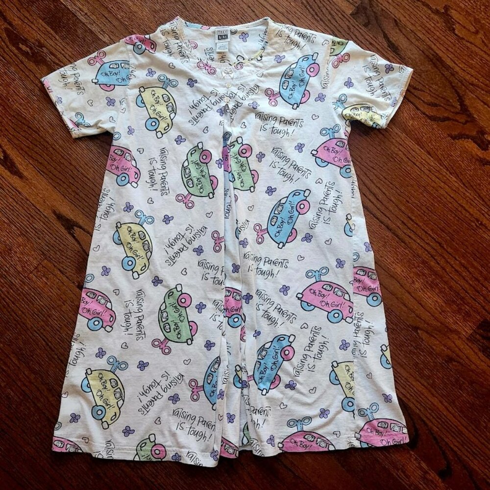 Take Nine Maternity Nursing Nightgown – Size Medium – Hidden Nursing Access